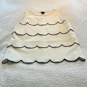 Dressy sleeveless top from Ann Taylor Factory. Size: Medium